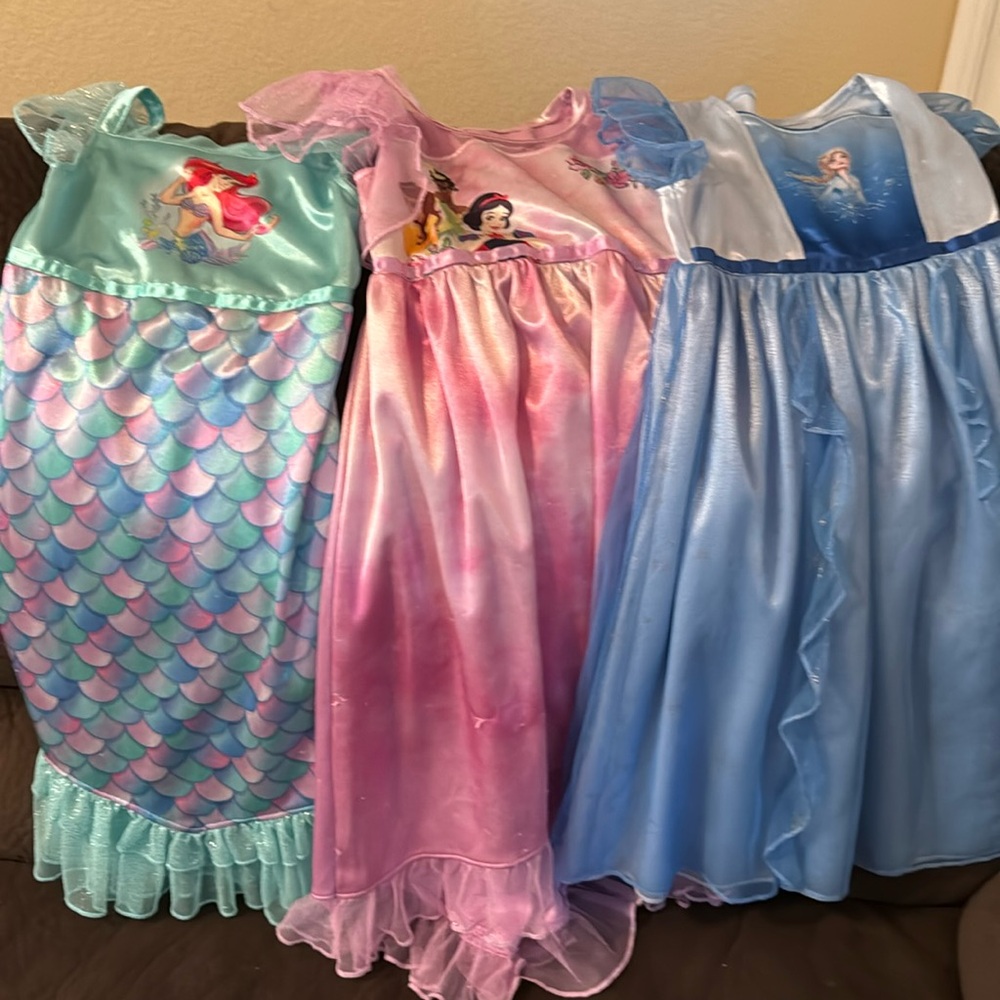 Bundle of 3 Disney dress pj